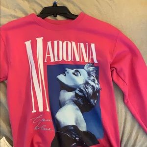 Madonna pink sweater